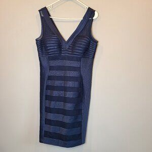 J S Collections Dress Blue Sleeveless Formal Womens 10